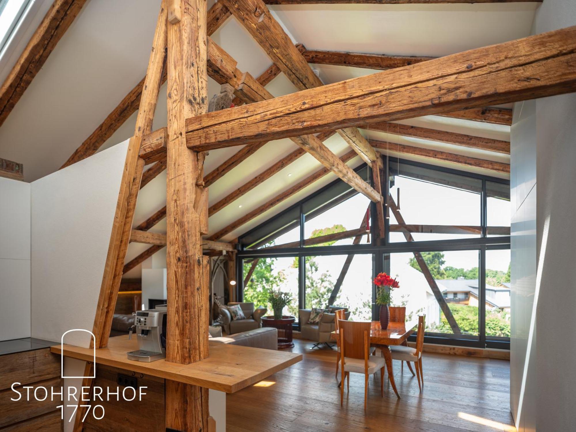 5 Sterne Penthouse-Loft Gut Stohrerhof Bis 4 Personen Dießen am Ammersee Zewnętrze zdjęcie