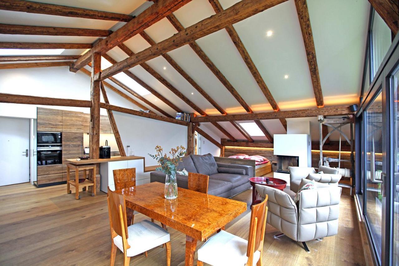 5 Sterne Penthouse-Loft Gut Stohrerhof Bis 4 Personen Dießen am Ammersee Zewnętrze zdjęcie